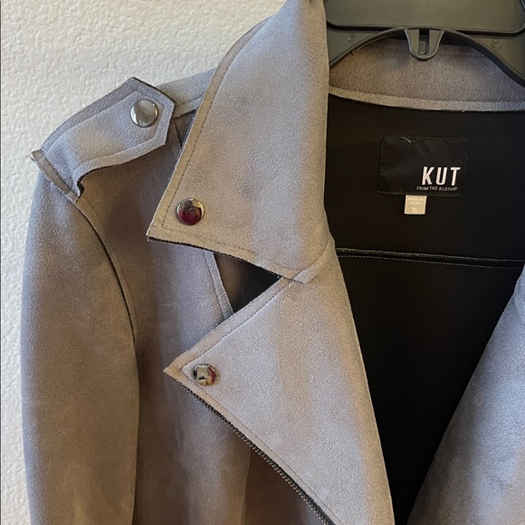 Kut from the Kloth Grey Moto Jacket - Picture 2 of 5